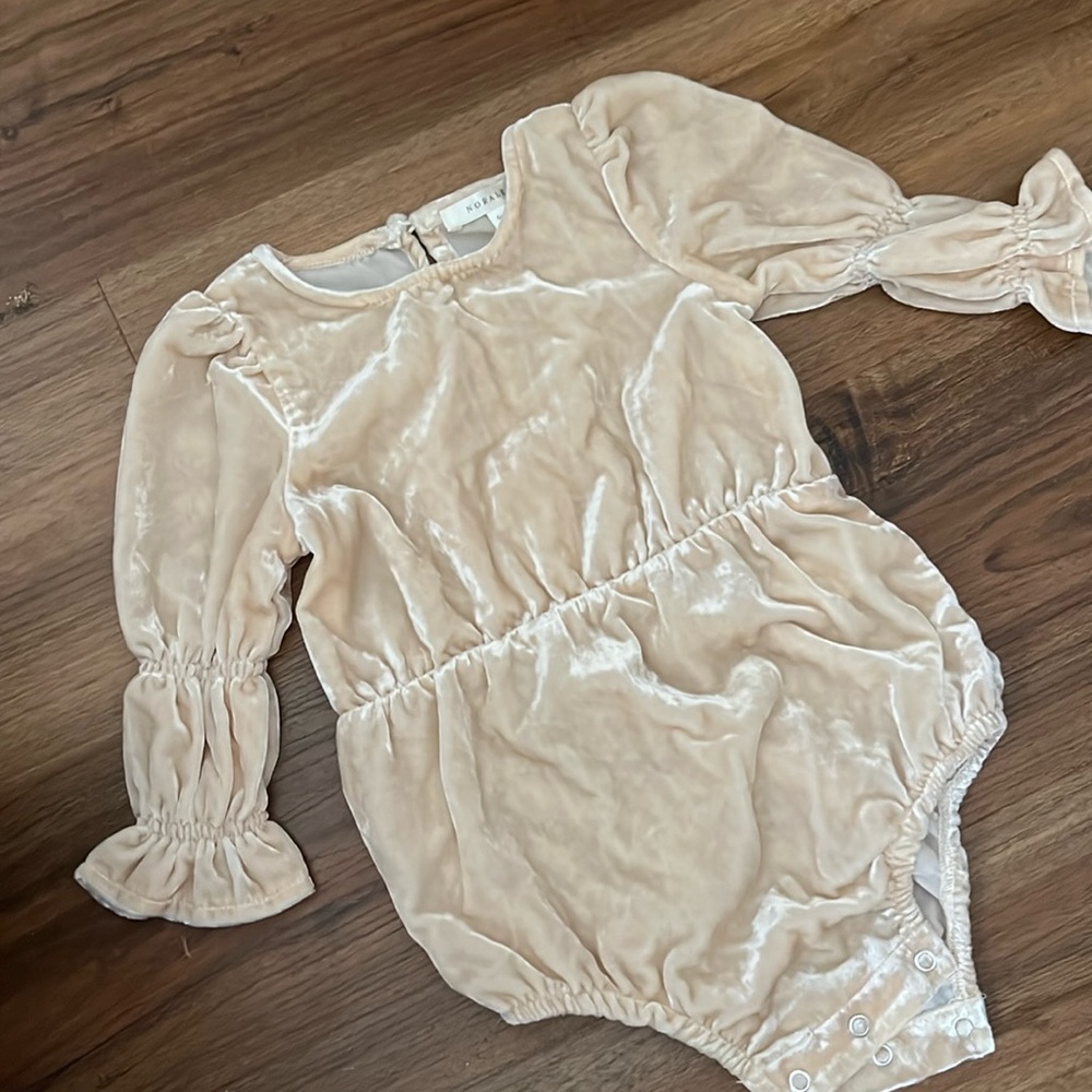 Nora Lee Ophelia velvet romper